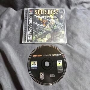 Spec Ops: Stealth Patrol Playstation 1 VIDEO GAME - Complete with Ins